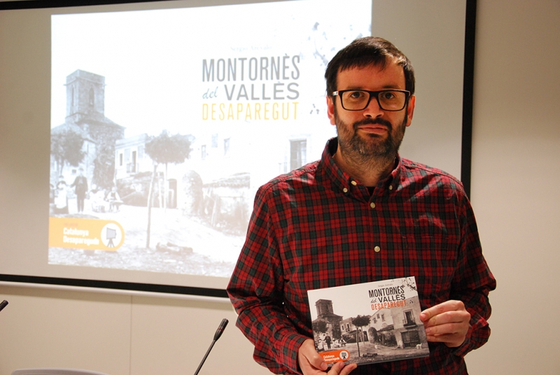 Sergio Arévalo, autor del llibre "Montornès del Vallès desaparegut"