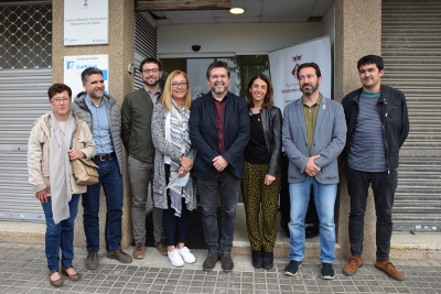 Representants dels municipis integrants a la Mancomunitat El Galzeran i representant de la Diputació de Barcelona