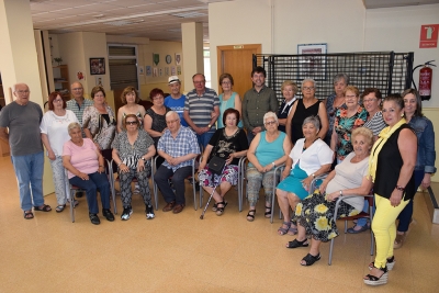 Participants en el taller de memòria del Casal de la Gent Gran Nord