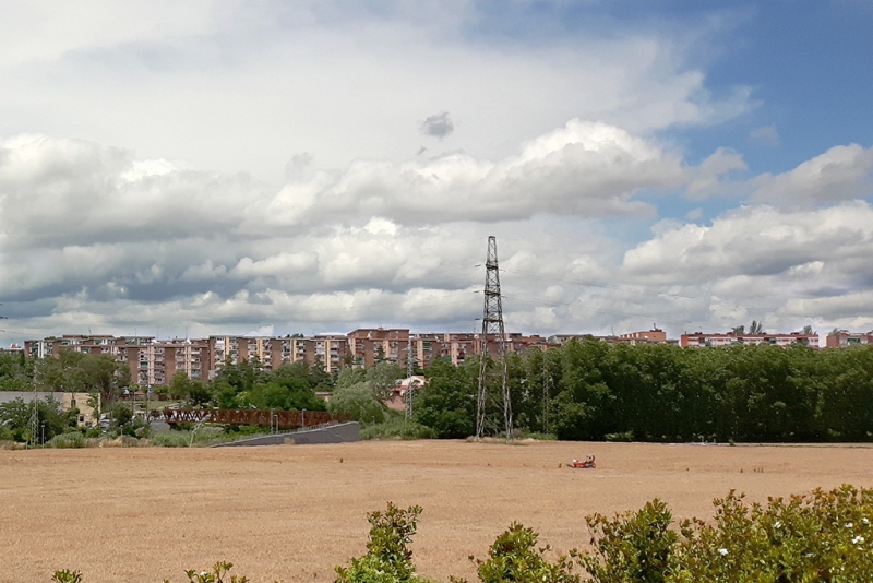 Vista de Montornès Nord des de Can Parera