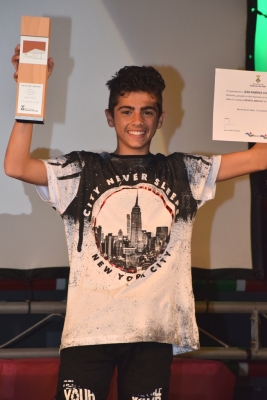 Premi a la constància infantil masculí: Izan Ramírez (Club Atletisme Montornès)