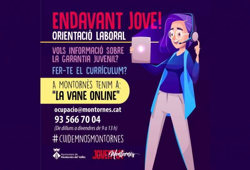 Imatge promocional del projecte Endavant Jove!