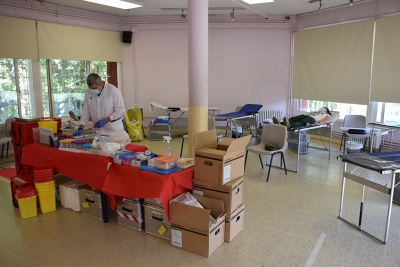La campanya de donació de sang, darrera activitat inclosa en la programació de la Festa Major 2020.