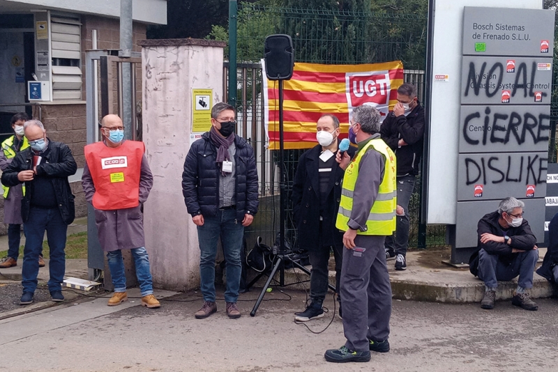 L'alcalde es va trobar fa uns dies amb representants de la plantilla de Bosch per donar-los el seu suport