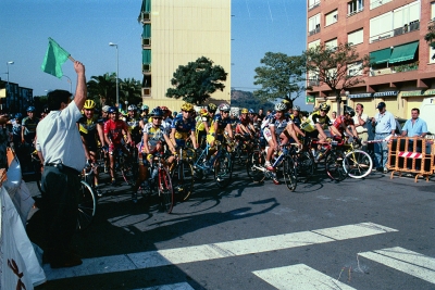 Sortida de la cursa de Festa Major de l'any 2003. Autor: J.A. Jiménez. (imatge: AMMV)