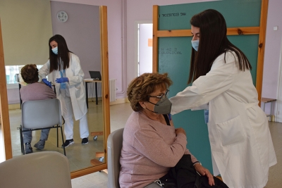 Vacunació contra la Covid-19 al Casal de Cultura de Montornès