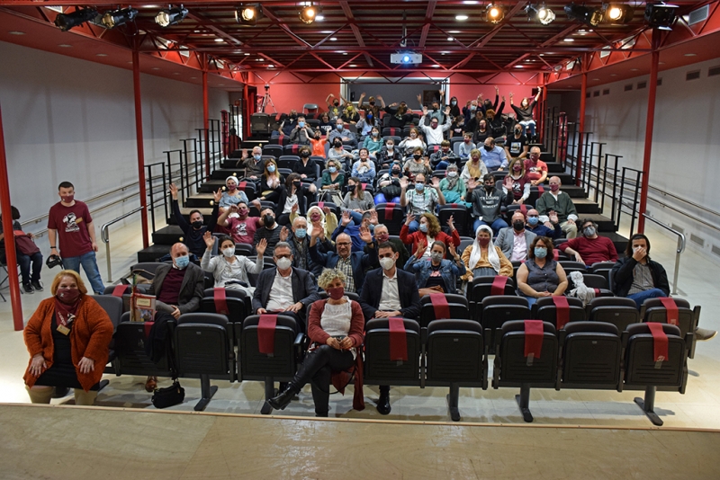 Foto de família al final de l'acte de presentació de la 7a edició de La Remençada