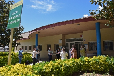 Un moment de l'acte de presentació de la guia "Biblioteràpia"