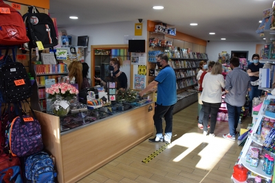 Interior de la Papereria Enric