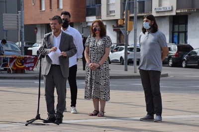 L'alcalde, José A. Montero, ha llegit el manifest institucional de la Diada 2021.