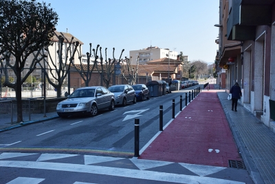 En els darrers mesos s'han realitzat altres treballs per a la millora de la mobilitat al tram restant del carrer de Sant Isidre.