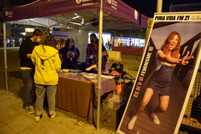 Punt Lila de la Festa Major 2021.
