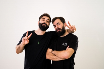 Els youtubers El Bleda y Vulvarde.