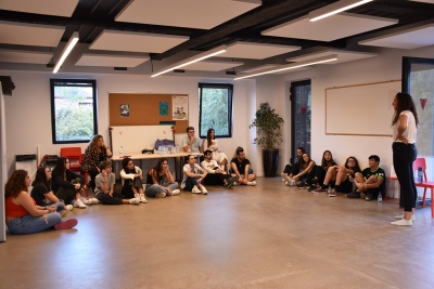 Taller de tècniques d'improvisació amb la coach Laura Yuste.