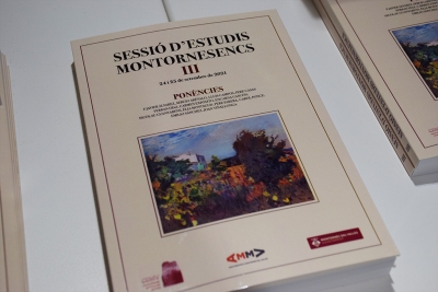 Portada del llibre de la III Sessió d'Estudis Montornesencs.