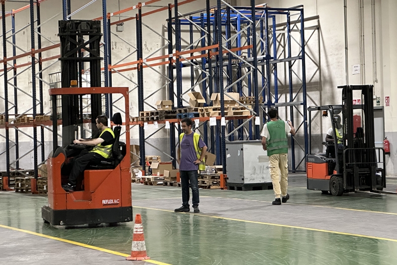 Pràctiques a les instal·lacions d'APEC