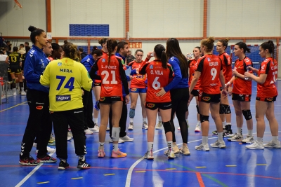 Un moment del partit entre el BM Granollers i el Toulon MVH.