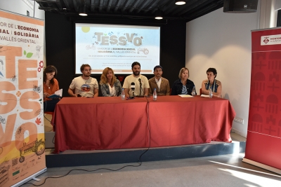 Un moment de la roda de premsa.
