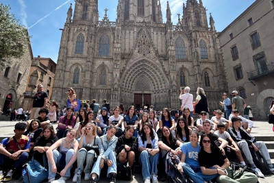 Visita a Barcelona. (imatge: Institut Marta)