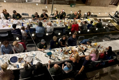 Un moment del sopar de germanor. (Imatge: Núria Gurri)