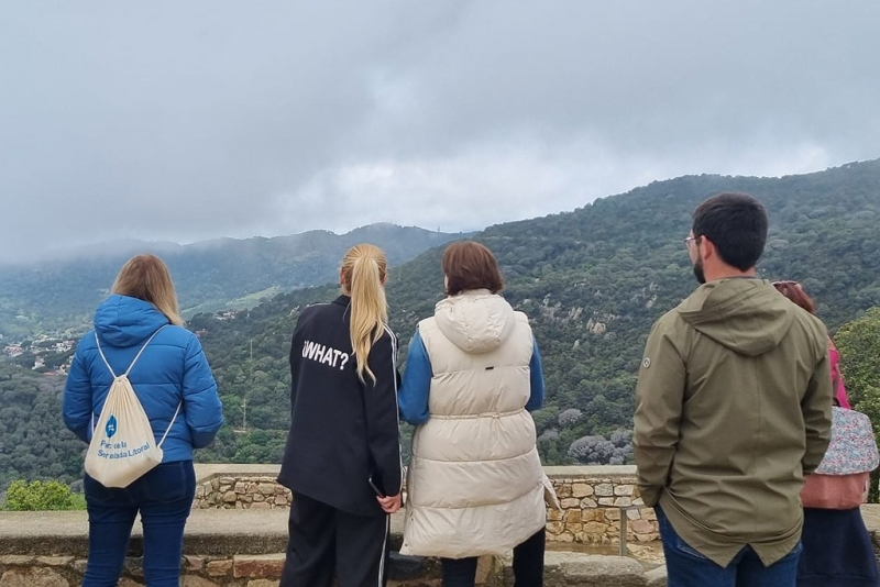 Jornada de treball al Parc de la Serralada Litoral. (Imatge: Parc de la Serralada Litoral)