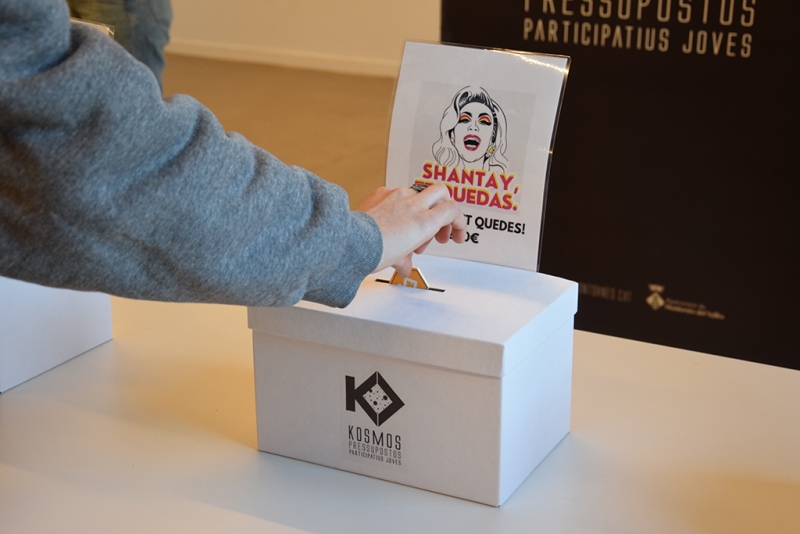 Votacions individuals de l'assemblea Kosmos de 18 a 30 anys.