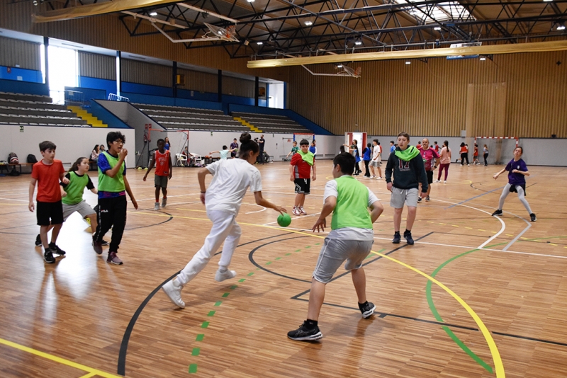 Jornades esportives d'handbol (Imartge d'arxiu).