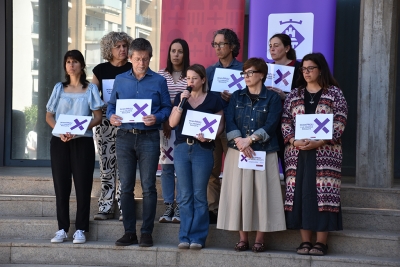 Parlament de la regidora de Feminisme i Diversitats, Natàlia Segura.