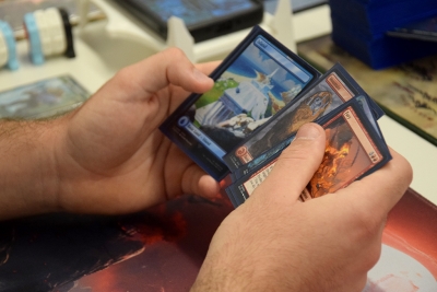 Una mostra de cartes d'un dels jugadors.