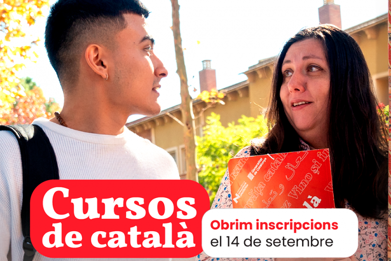 El 14 de setembre s'obre el termini d'inscripcions per al 1r trimestre del curs 2026-27.