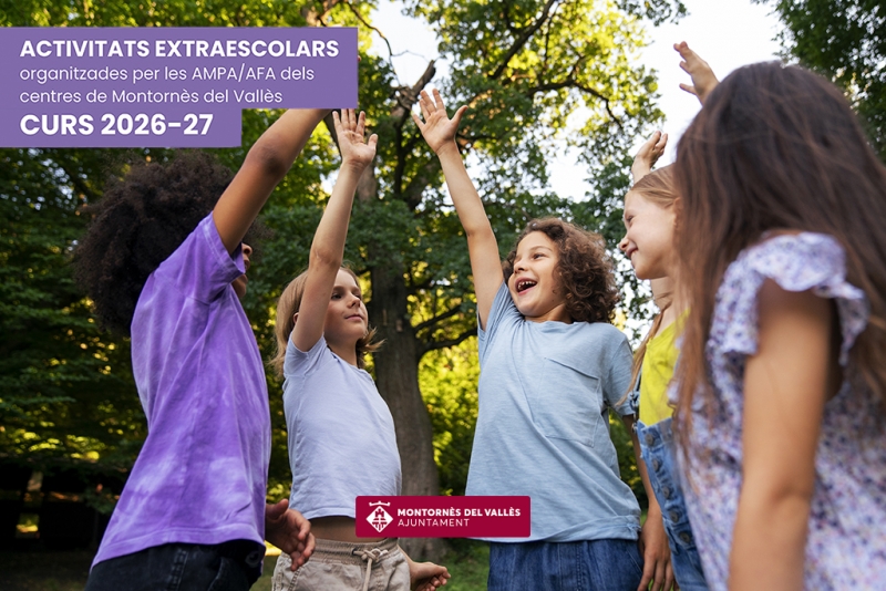 Imatge de la programació d'activitats extraescolars d'aquest curs.