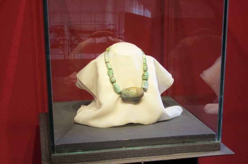 El collaret exposat al Museu de Granollers