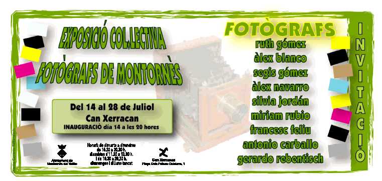 Exposició Fotògrafs de Montornès