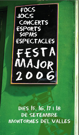 Imatge de la portada del programa de Festa Major