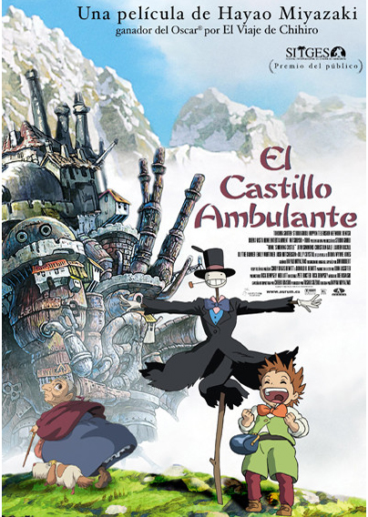 Cartell de la pel·lícula "El castillo ambulante"