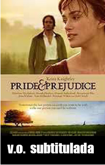 Cartell de la pel·lícula "Pride and prejudice"