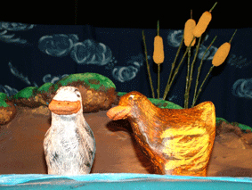 Escena de l'espectacle "L'aneguet lleig"