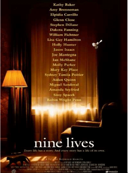 Cartell de promoció de la pel·lícula "Nine lives"