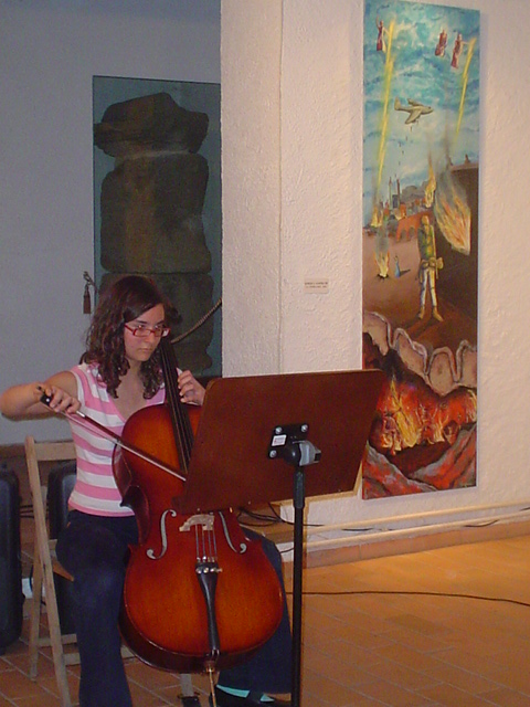 Júlia Carrasco ex-alumna de l'Escola Municipal de Música