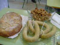 Els llardons i la botifarra, productes tradicionals del Dijous Gras 
