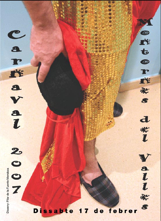 Cartell anunciador del Carnaval 2007. Obra de Pilar de la Fuente Mendoza