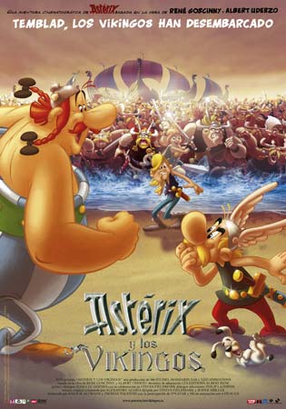 Cartell de pel·lícula "Astèrix i els víkings"
