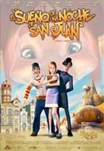 Cartell de la versió en castellà de la pel·lícula "El somni d'una nit de Sant Joan"