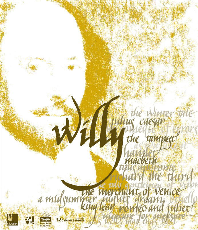 Cartell anunciador de l'obra "Willy"