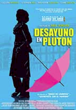 Cartell de la versió en castellà de la pel·lícula "Breakfast on Pluto"