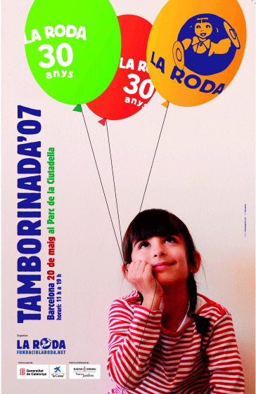 Cartell anunciador de la Tamborinada 2007 de La Roda
