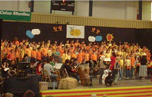 Concert de Sant Jordi al pavelló municipal d'esports