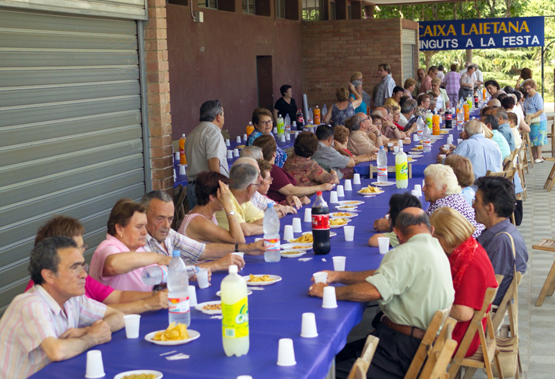 Berenar per a la gent gran