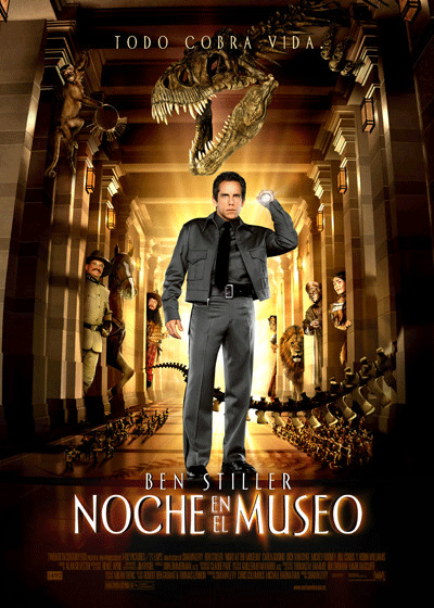 Cartell de la pel·lícula "Noche en el Museo"