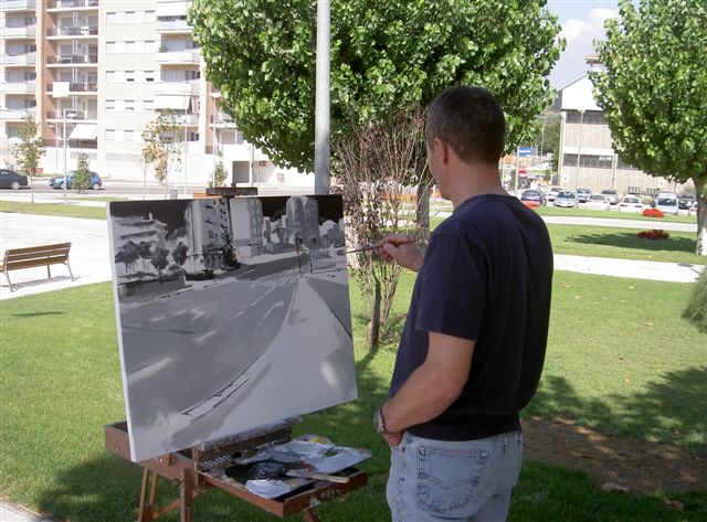 L'Avinguda de l'Onze de Setembre ha estat un dels indrets més pintats a l'edició d'enguany